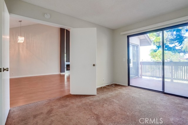 2nd bedroom with balcony access