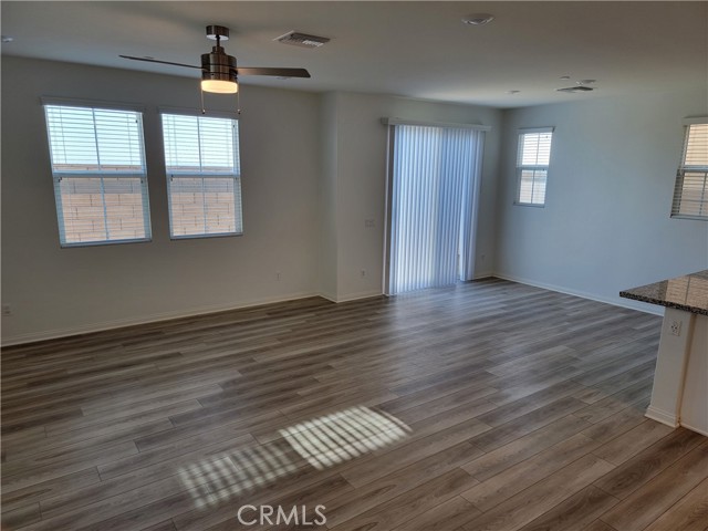 LIVING ROOM AND DINING AREA
