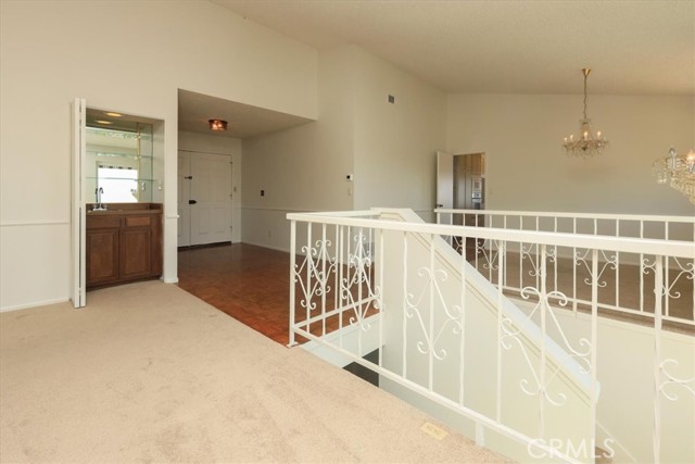 Living room features a wet bar.