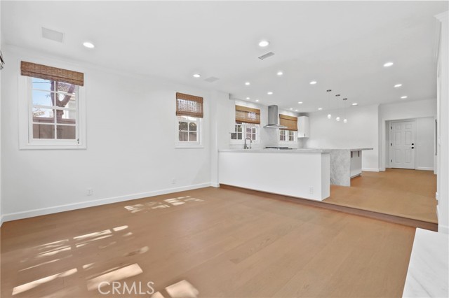 Family room off kitchen