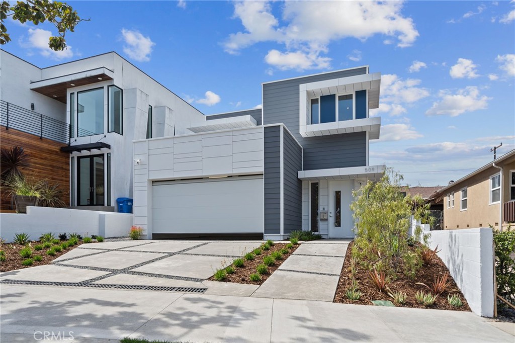 Welcome to a brand-new, cutting-edge, luxury home in South Redondo! From Lutron lighting controls to Hansgrohe bathroom fixtures, this home was meant for a contemporary and comfortable lifestyle. Samsung AI washer and dryer units, Nest thermostats, decorative minimalist lighting, 9.5" wide engineered wood floors - this is just the surface of what this incredible home has to offer. Inside, there is an office and full bedroom with its own bathroom on the first floor. The kitchen is equipped with high-end Thermador appliances, a quartz-countered kitchen island, and sliding window doors leading to a serene backyard. Up the floating staircase, you'll find an elegant primary bedroom, complete with a private balcony, large walk-in closet, and sleek bathroom. The location here couldn't get any better: so many options for restaurants, shops, & services; great schools nearby; and the benefit of having easy access to PCH and living less than a mile from the sand!