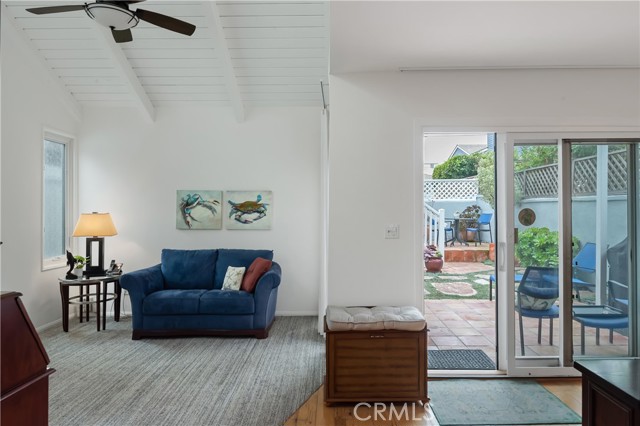 Back Living Room opens to backyard
