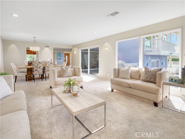 Living Room and Formal Dining Area