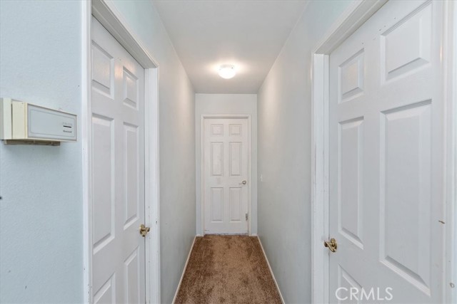 Hallway view to bedrooms