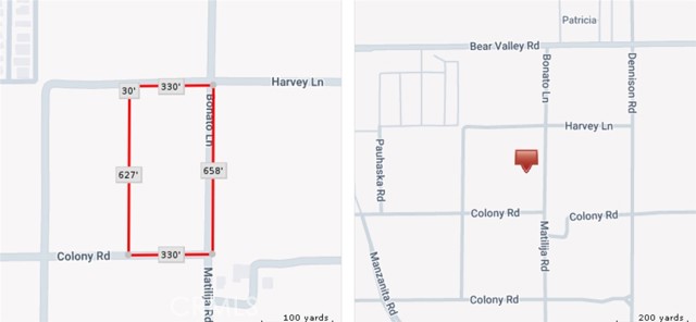 0 Bonato Lane, Apple Valley, California 92308, ,Land,For Sale,0 Bonato Lane,CRHD23159578