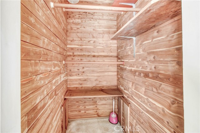 ADU CEDAR LINED WALK-IN CLOSET