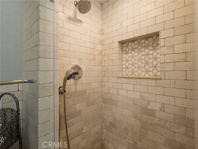 Shower Area in hallway bathroom
