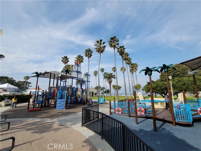 Play area at Veterans Park 1 block away.