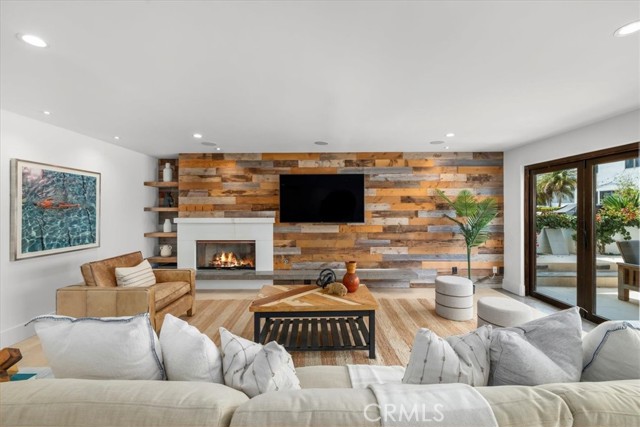 Beach Room with fireplace