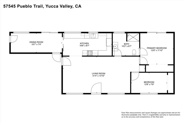 Detail Gallery Image 34 of 34 For 57545 Pueblo Trl, Yucca Valley,  CA 92284 - 3 Beds | 1 Baths