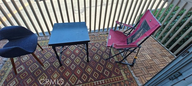 Balcony furnished Balcony furnished