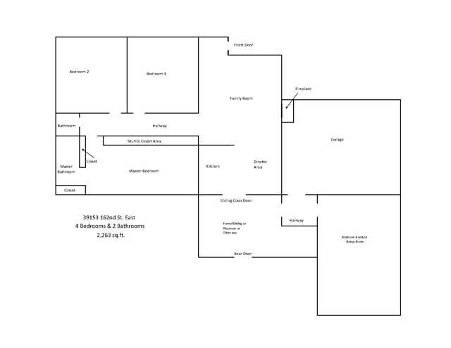 Detail Gallery Image 1 of 19 For 39153 162nd St, Palmdale,  CA 93591 - 4 Beds | 2 Baths
