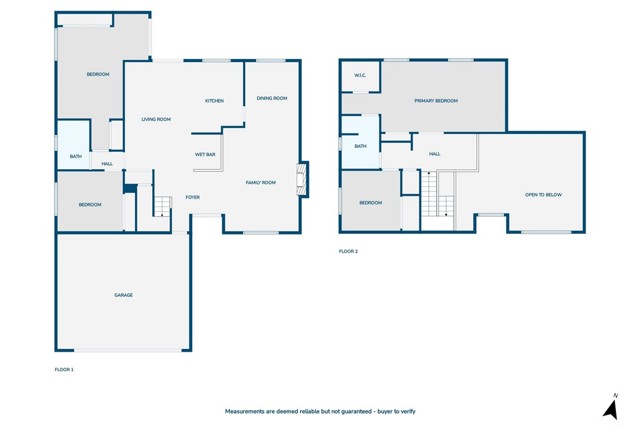 Floor Plan Upstairs and Downstairs