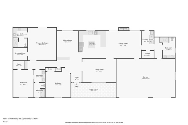 Detail Gallery Image 35 of 35 For 16055 Saint Timothy Rd, Apple Valley,  CA 92307 - 3 Beds | 3 Baths