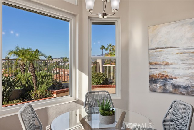 Kitchen nook with a view