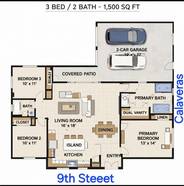 Detail Gallery Image 4 of 4 For 8169 9th, Rancho Cucamonga,  CA 91730 - – Beds | – Baths