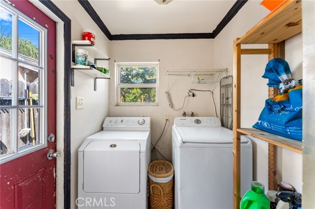 Laundry off of Kitchen