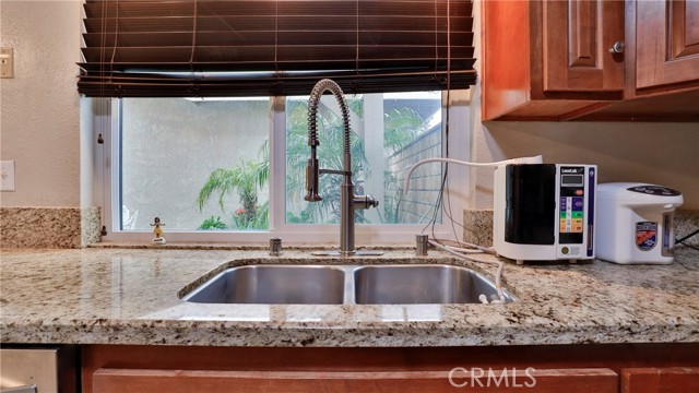 Kitchen Window View to Patio