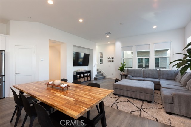 Living room and patio