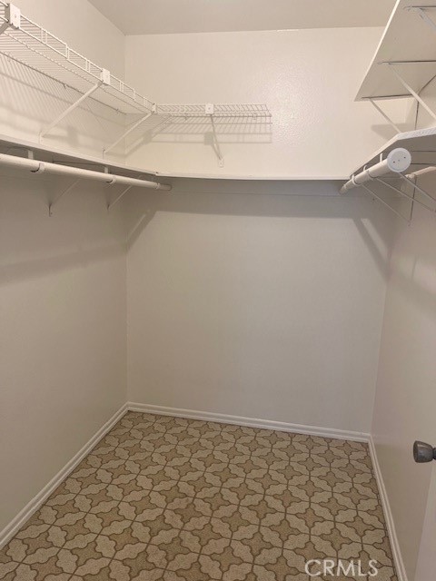 Primary walk-in closet