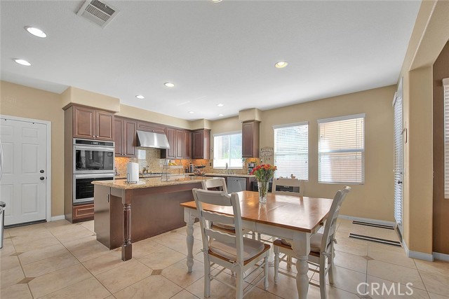 Large casual secondary dining area