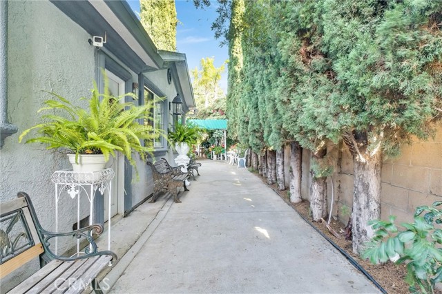 Driveway to rear of Property.