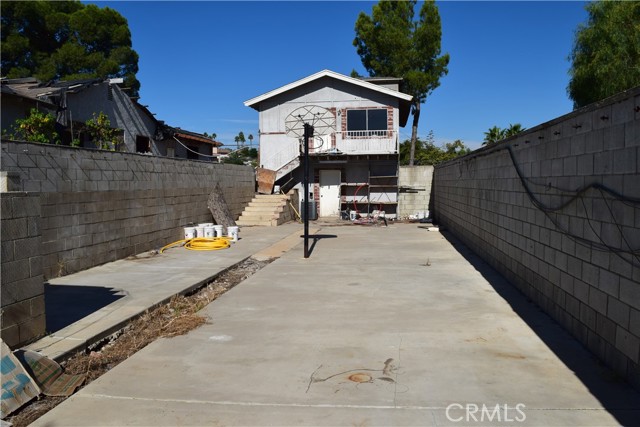 Concrete Enclosed Area, Game Room and Storage Room