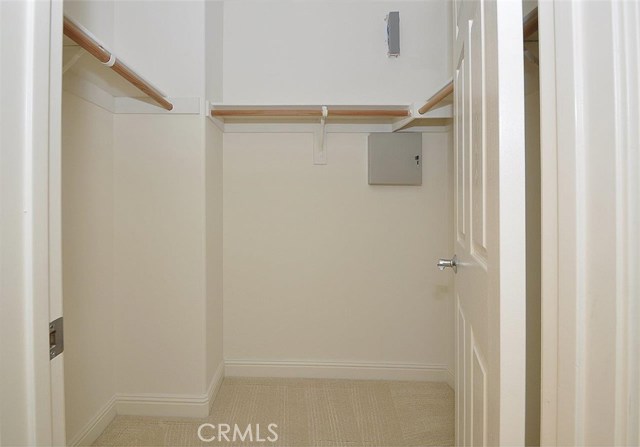 One of the closets is a walk-in in master bedroom