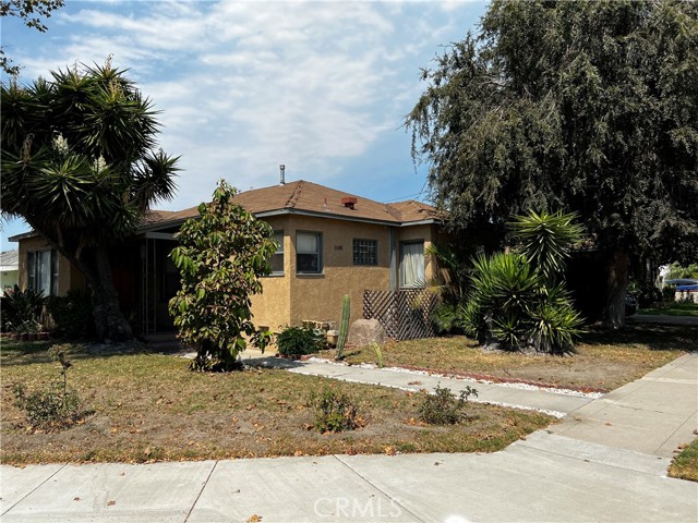 TWO ON A LOT. This offering is a great investment for two homes in the center of Garden Grove with commercial potential. City improvement area. Two Bedroom one bath and a one bedroom one bath in the rear.