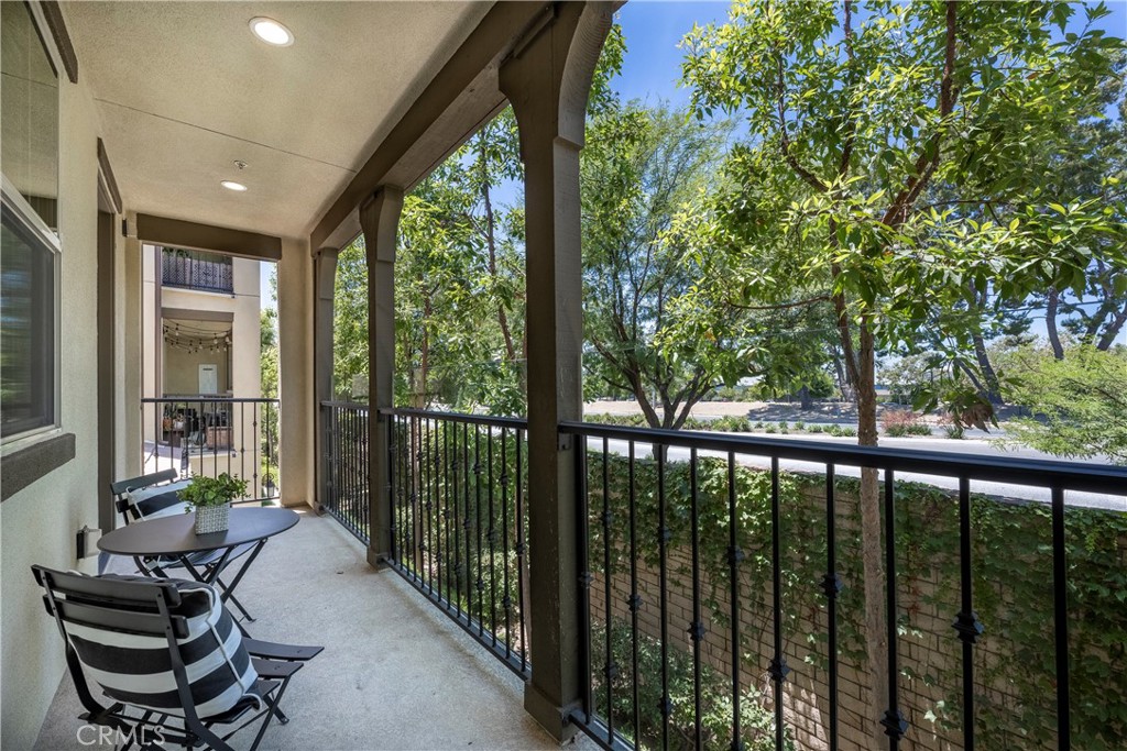 The views are serene and peaceful and this extra space provides a perfect spot to unwind and relax outdoors!