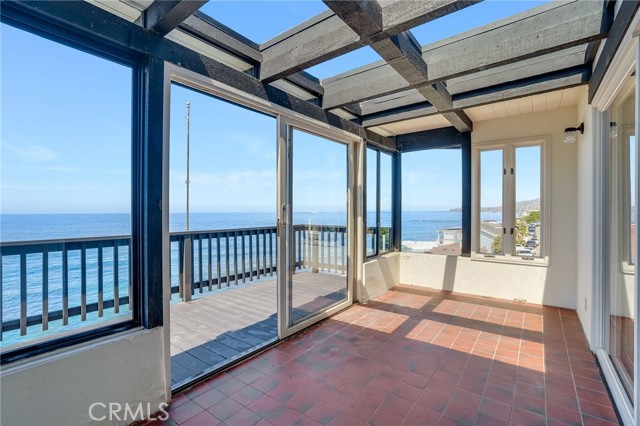 Ocean view sun room.