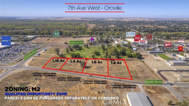 0 S 7th Avenue, Oroville, California 95965, ,Land,For Sale,0 S 7th Avenue,CRSN18244540