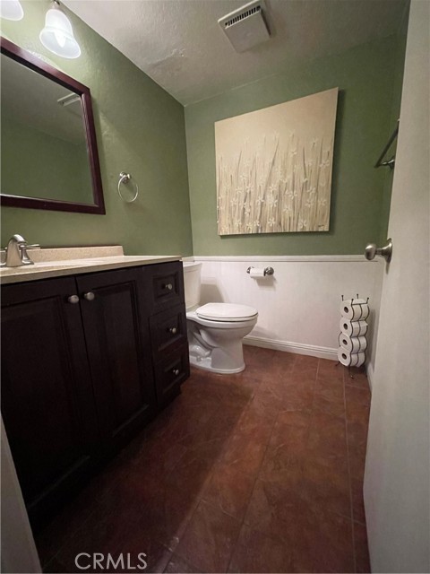 Half bath on the main floor