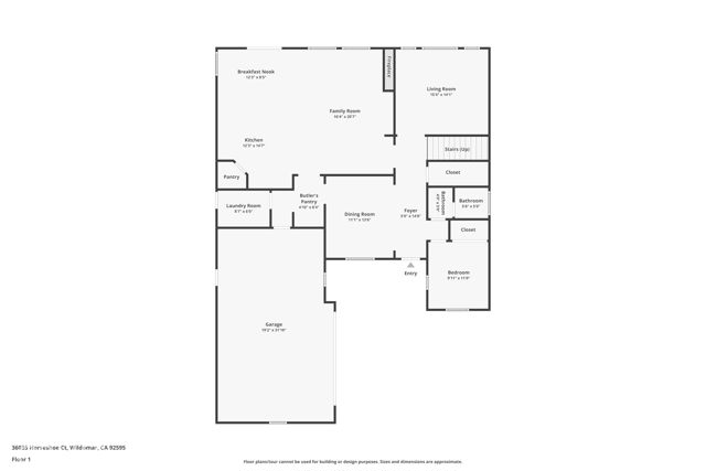 1st Story Floor plan