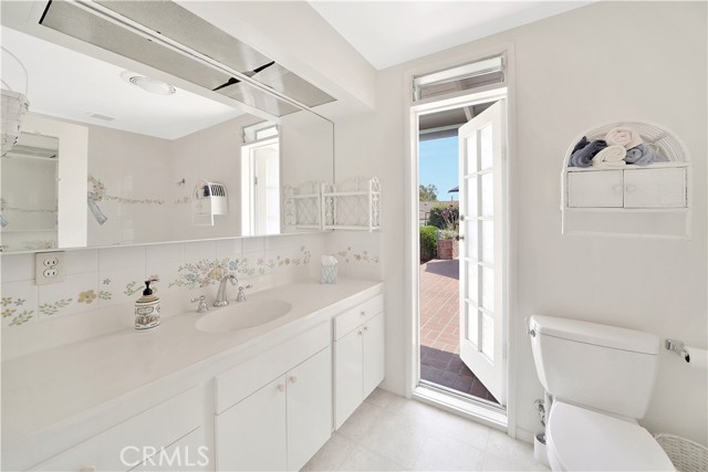 Master Bathroom With Direct Access To Patio And Spa.
