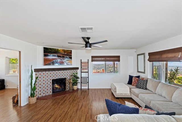 Family room with views