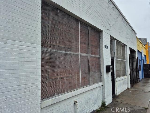 Side View of White Building