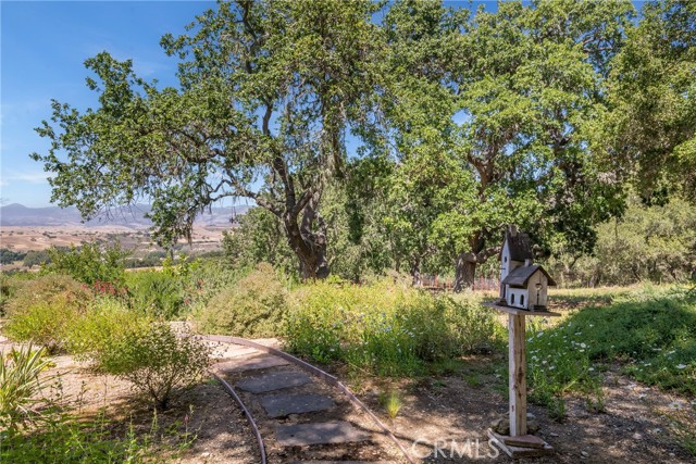 Path from Master Bath leading out around entire estate