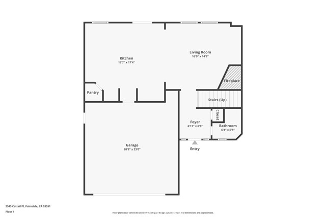 Detail Gallery Image 18 of 19 For 2545 Cattail Pl, Palmdale,  CA 93551 - 4 Beds | 2/1 Baths
