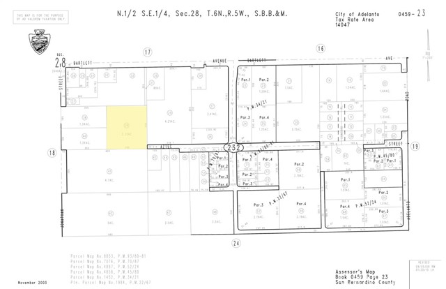 Detail Gallery Image 9 of 9 For 0 Aztec Ln 0459-232-39, Adelanto,  CA 92301 - – Beds | – Baths