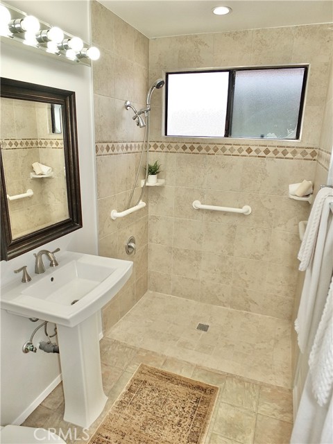 One of two bathrooms