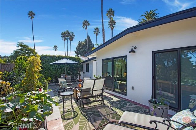 Rear of home, very private.