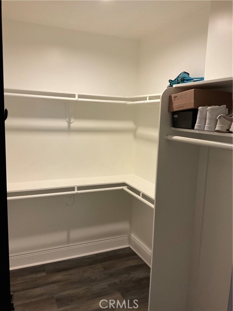 Downstairs large walk-in closet