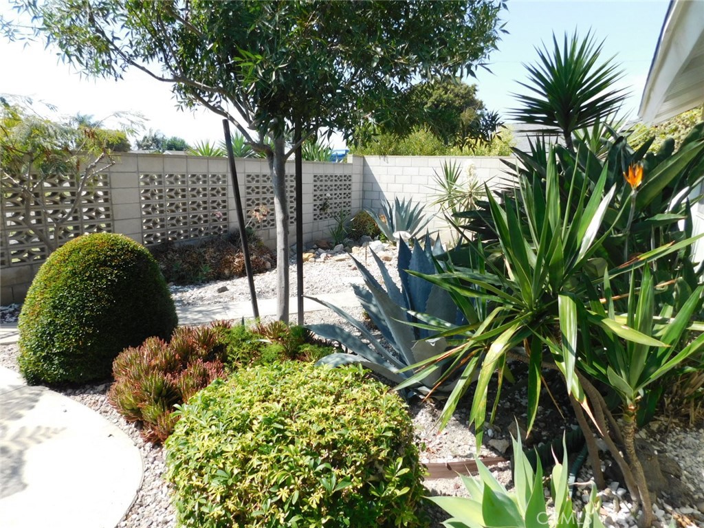 View of Enclosed Courtyard Area