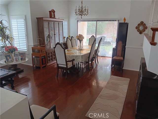 Formal dining area