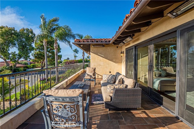 Front balcony outside of living room