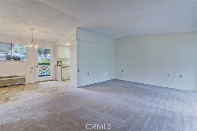 View of living room from front door