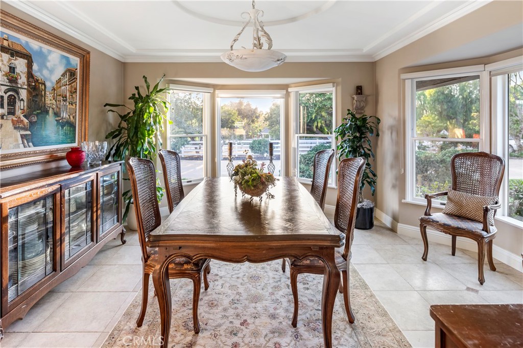 Formal dining room.
