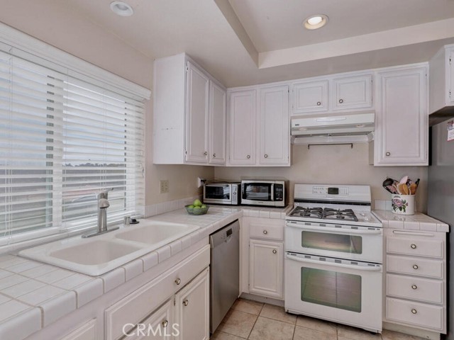 Kitchen with view window