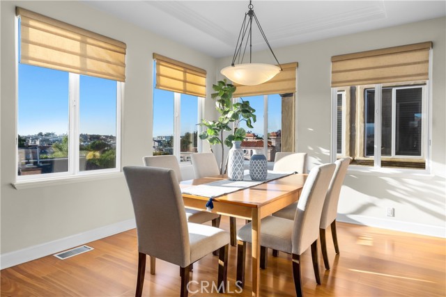 Top level dining area